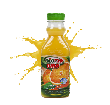 100% מיץ תפוזים סחוט טבעי